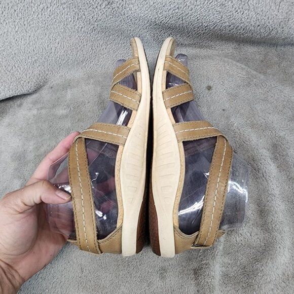Spenco Shoes Womens Size 7 Andi Tan Leather Sandals *Read* - Picture 7 of 11